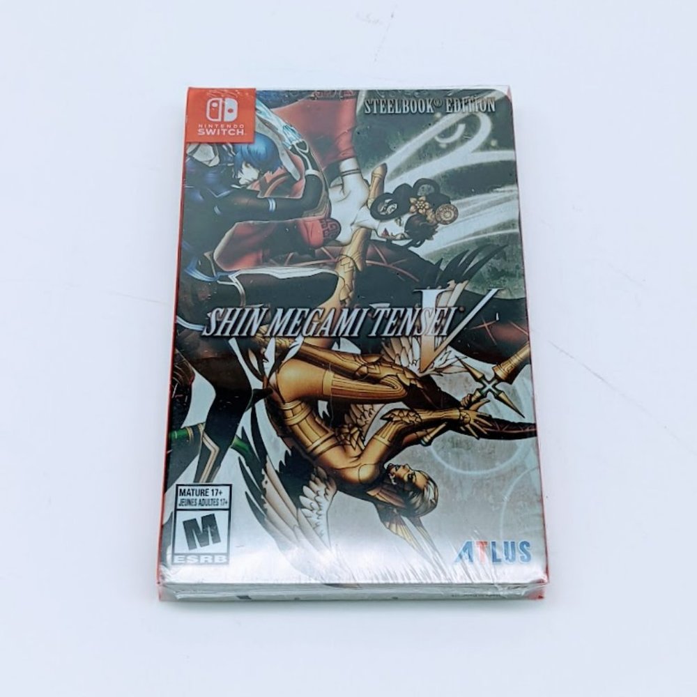 Shin Megami Tensei V 5 Steelbook Edition Nintendo Switch Video Game New Sealed